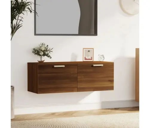 Teleri Seinakapp, Pruun Tamm, 100X36,5X35 cm Tehispuit