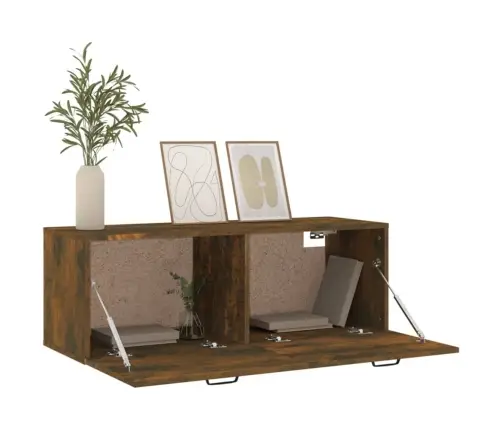 Teleri Seinakapp, Suitsutatud Tamm, 100X36,5X35 cm Tehispuit