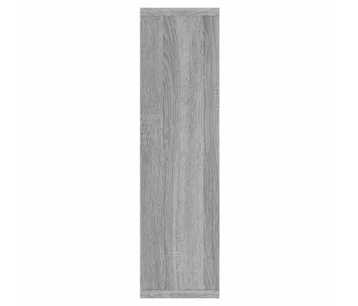 Veidrodinė Spintelė Su Led Apšvietimu, Pilka Ąžuolo, 76X15X55Cm