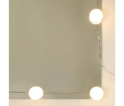 Spoguļskapītis Ar Led, Brūna Koka Krāsa, 76X15X55 Cm Vidaxl