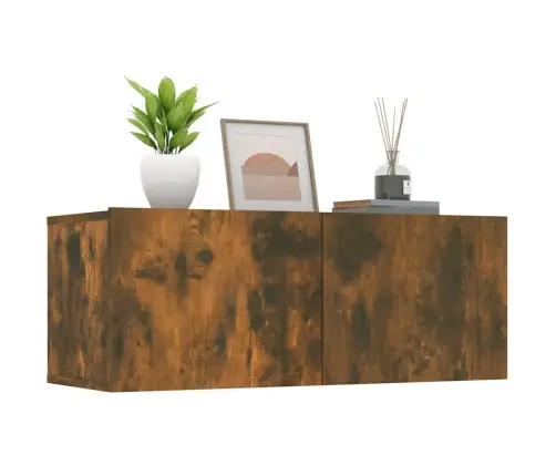 Tv Skapīši, 2 Gab., Ozolkoka, 80X30X30 Cm, Inženierijas Koks Vidaxl