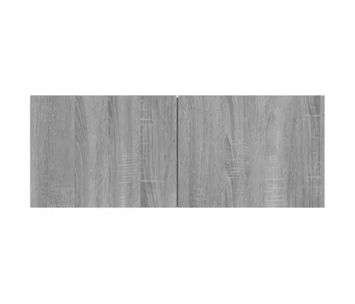 Tv Skapīši, 2 Gab., Pelēka Ozola, 80X30X30Cm, Inženierijas Koks Vidaxl