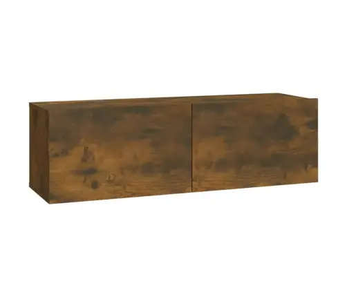 Tv Skapīši, 2 Gab., Koka Krāsa, 100X30X30 Cm, Inženierijas Koks Vidaxl