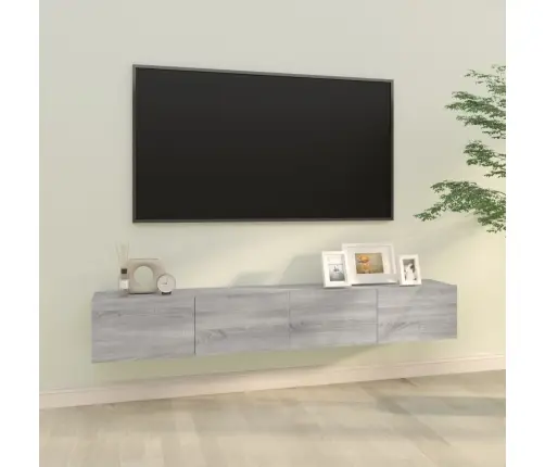 Tv Skapīši, 2 Gab., Pelēks, 100X30X30 Cm, Inženierijas Koks Vidaxl Tv Skapīši, 2 Gab., Pelēks, 100X30X30 Cm, Inženierijas Koks Vidaxl