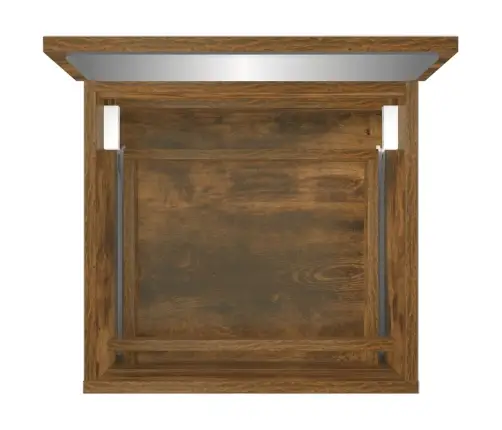 Vannitoakapp Peegliga, Suitsutatud Tamm, Tehispuit