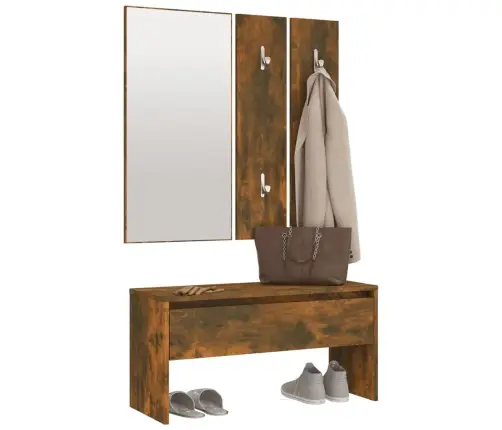 Gaiteņa Mēbeļu Komplekts, Ozolkoka Krāsa, Inženierijas Koks Vidaxl