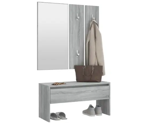 Esiku Mööblikomplekt, Hall Sonoma Tamm, Tehispuit