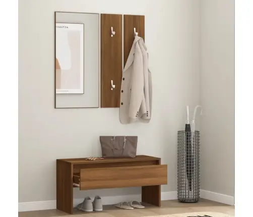 Gaiteņa Mēbeļu Komplekts, Ozolkoka Krāsa, Inženierijas Koks Vidaxl