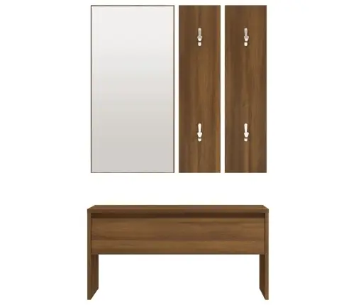 Gaiteņa Mēbeļu Komplekts, Ozolkoka Krāsa, Inženierijas Koks Vidaxl