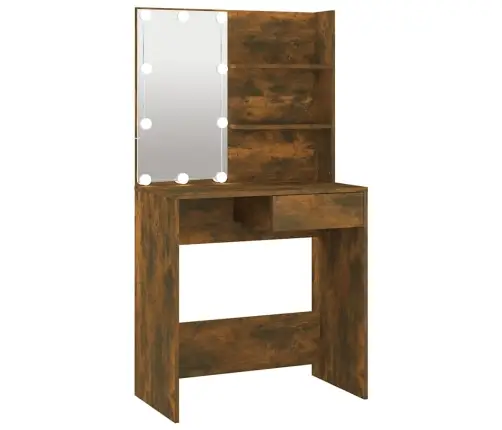 Tualettlaud Lediga, Suitsutatud Tamm, 74,5 X 40 X 141 Cm