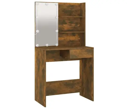 Tualettlaud Lediga, Suitsutatud Tamm, 74,5 X 40 X 141 Cm