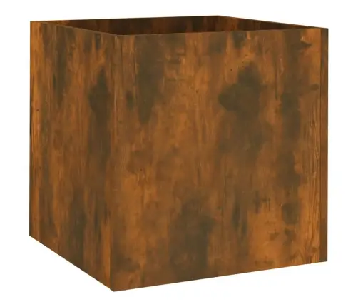 Puķu Kaste, Ozolkoka Krāsa, 40X40X40 Cm, Inženierijas Koks Vidaxl