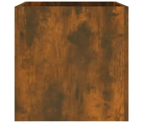 Puķu Kaste, Ozolkoka Krāsa, 40X40X40 Cm, Inženierijas Koks Vidaxl