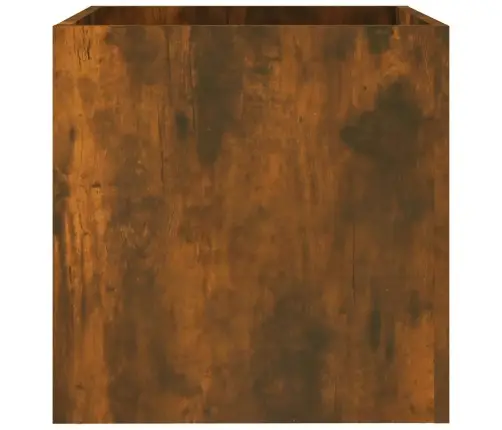 Puķu Kaste, Ozolkoka Krāsa, 40X40X40 Cm, Inženierijas Koks Vidaxl