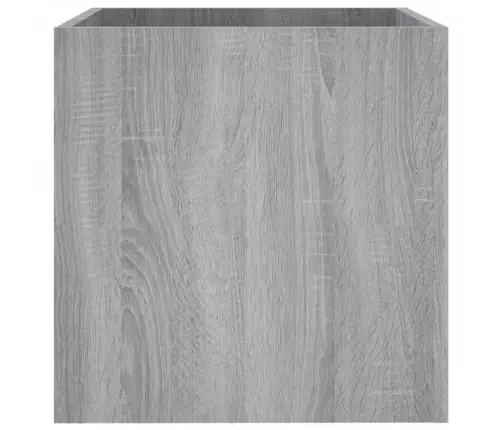 Puķu Kaste, Pelēka Ozola Krāsa, 40X40X40 Cm, Inženierijas Koks Vidaxl