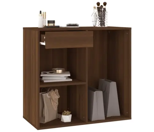 Kosmetikos Spintelė, Ruda Ąžuolo, 80X40X75cm Apdirbta Mediena