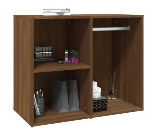 Kosmētikas Plaukts, Brūna Ozola, 80X40X65 Cm, Inženierijas Koks Vidaxl