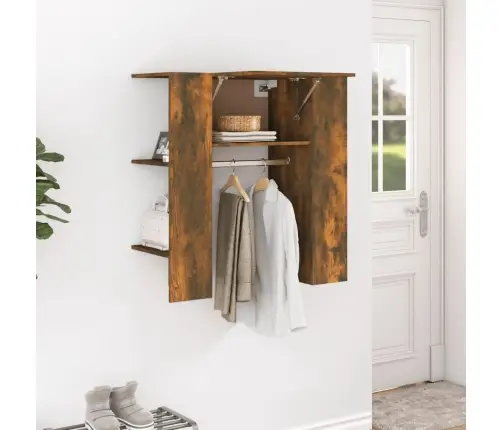 Esikukapp, Suitsutatud Tamm, 97,5 X 37 X 99 cm Tehispuit