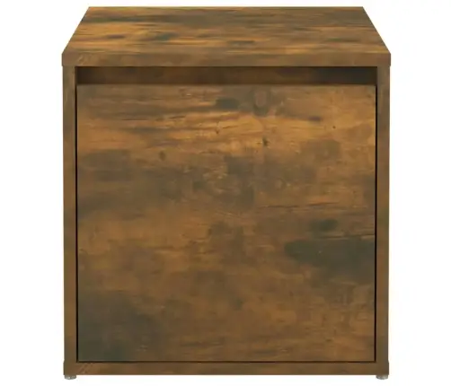 Dėžė-Stalčius, Dūminio Ąžuolo, 40,5X40X40cm Apdirbta Mediena