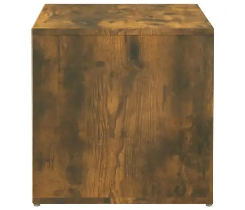 Dėžė-Stalčius, Dūminio Ąžuolo, 40,5X40X40cm Apdirbta Mediena