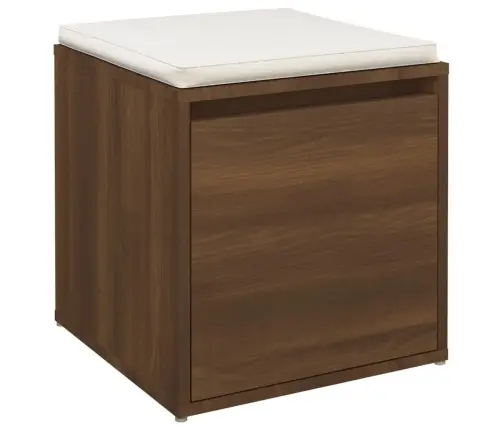 Kaste Ar Atvilktni, Ozolkoka, 40,5X40X40 Cm, Inženierijas Koks Vidaxl