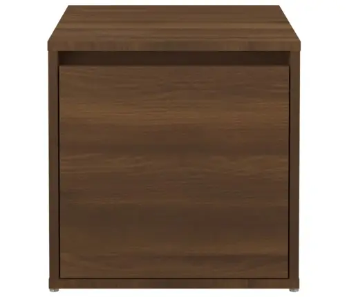 Kaste Ar Atvilktni, Ozolkoka, 40,5X40X40 Cm, Inženierijas Koks Vidaxl