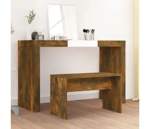 Spoguļgaldiņa Sols, Ozola Krāsa, 70X35X45 Cm, Inženierijas Koks Vidaxl