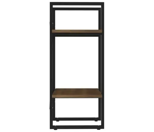 2-Līmeņu Grāmatu Plaukts, Ozola, 40X30X70 Cm, Inženierijas Koks Vidaxl