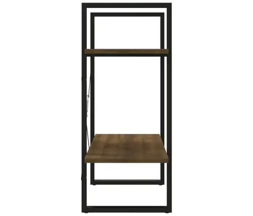 Raamaturiiul, Pruun Tamm, 60X30X70 cm Tehispuit