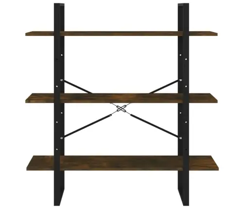 Grāmatu Plaukts, Ozola Krāsa, 100X30X105 Cm, Inženierijas Koks Vidaxl