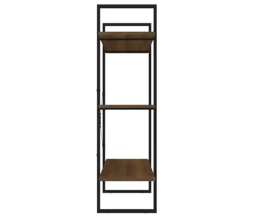 Spintelė Knygoms, Ruda Ąžuolo, 100X30X105cm Apdirbta Mediena