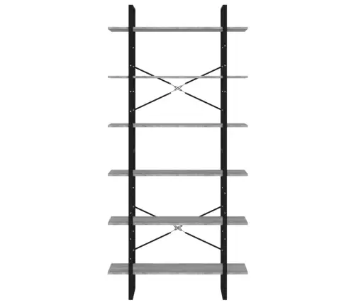 Aukšta Spintelė, Pilka Ąžuolo, 100X30X210cm Apdirbta Mediena