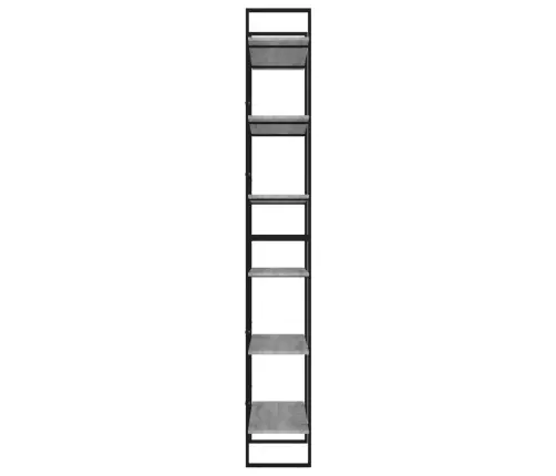 Aukšta Spintelė, Pilka Ąžuolo, 100X30X210cm Apdirbta Mediena