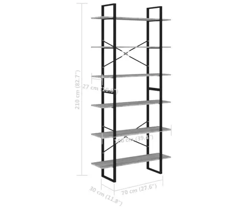 Aukšta Spintelė, Pilka Ąžuolo, 100X30X210cm Apdirbta Mediena