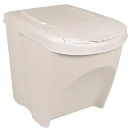 Atkritumu Tvertnes, Saliekamas, 3 Gab., Baltas, 75 L Vidaxl