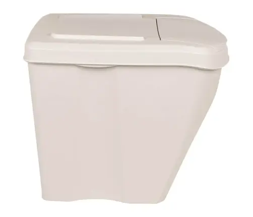 Atkritumu Tvertnes, Saliekamas, 3 Gab., Baltas, 75 L Vidaxl