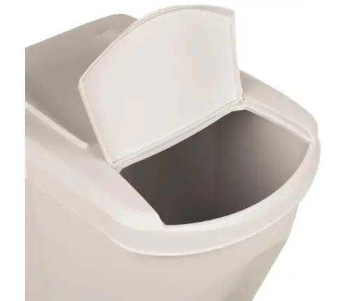 Atkritumu Tvertnes, Saliekamas, 3 Gab., Baltas, 75 L Vidaxl
