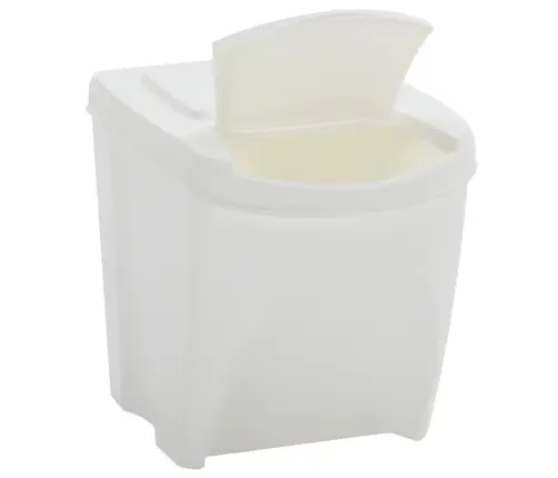 Atkritumu Tvertnes, Saliekamas, 4 Gab., Baltas, 100 L Vidaxl