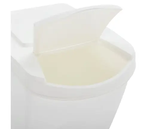 Atkritumu Tvertnes, Saliekamas, 4 Gab., Baltas, 100 L Vidaxl