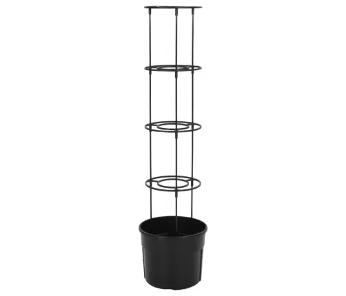 Pods Tomātu Audzēšanai, Ø29,5X115 Cm, Pelēks, Polipropilēns Vidaxl