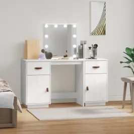 Tualettlaua Komplekt Lediga, Valge, Männipuit