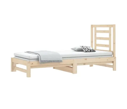 Väljatõmmatav Päevavoodi, 2 X (90X200) cm Männipuit