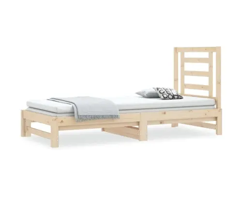 Väljatõmmatav Päevavoodi, 2 X (90X190) cm Männipuit