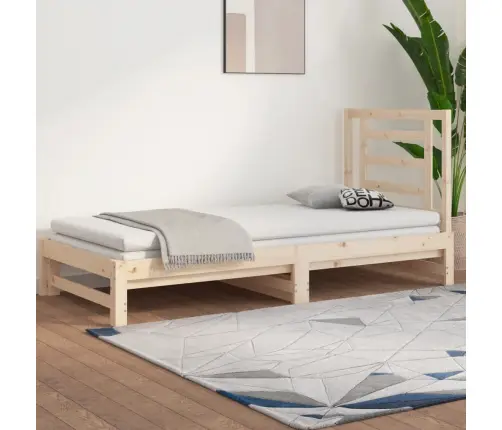 Väljatõmmatav Päevavoodi, 2 X (90X190) cm Männipuit