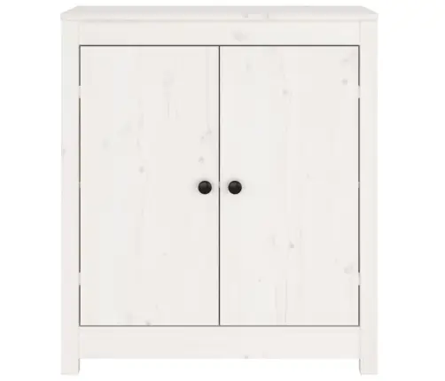 Kumodes, 2 Gab., Baltas, 70X35X80 Cm, Priedes Masīvkoks Vidaxl