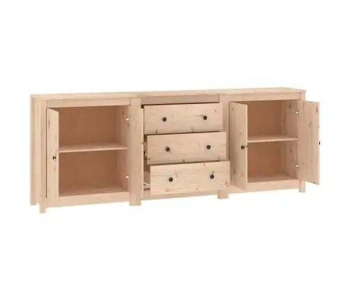 Kumode, 210X35X80 Cm, Priedes Masīvkoks Vidaxl