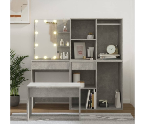 Tualettlaua Komplekt Lediga, Betoonhall, Tehispuit