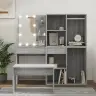 Tualettlaua Komplekt Lediga, Hall Sonoma Tamm, Tehispuit