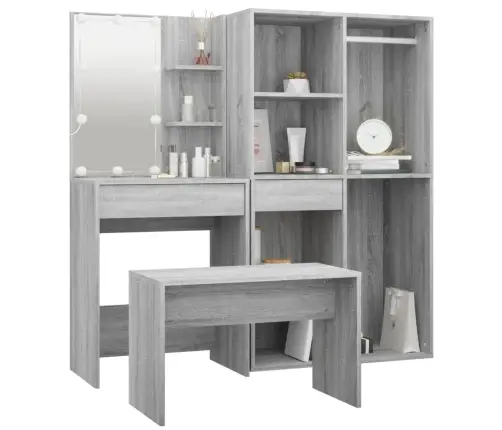 Tualettlaua Komplekt Lediga, Hall Sonoma Tamm, Tehispuit