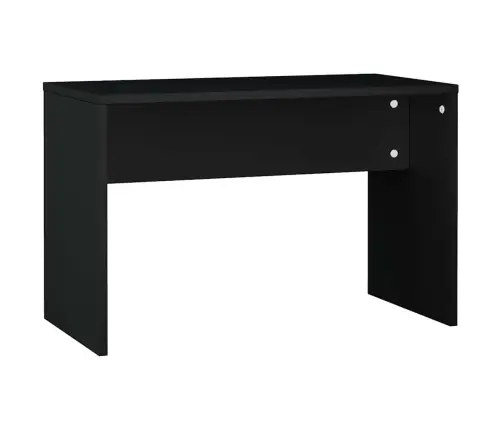 Spoguļgaldiņa Komplekts, Led, Inženierijas Koks, Melns Vidaxl